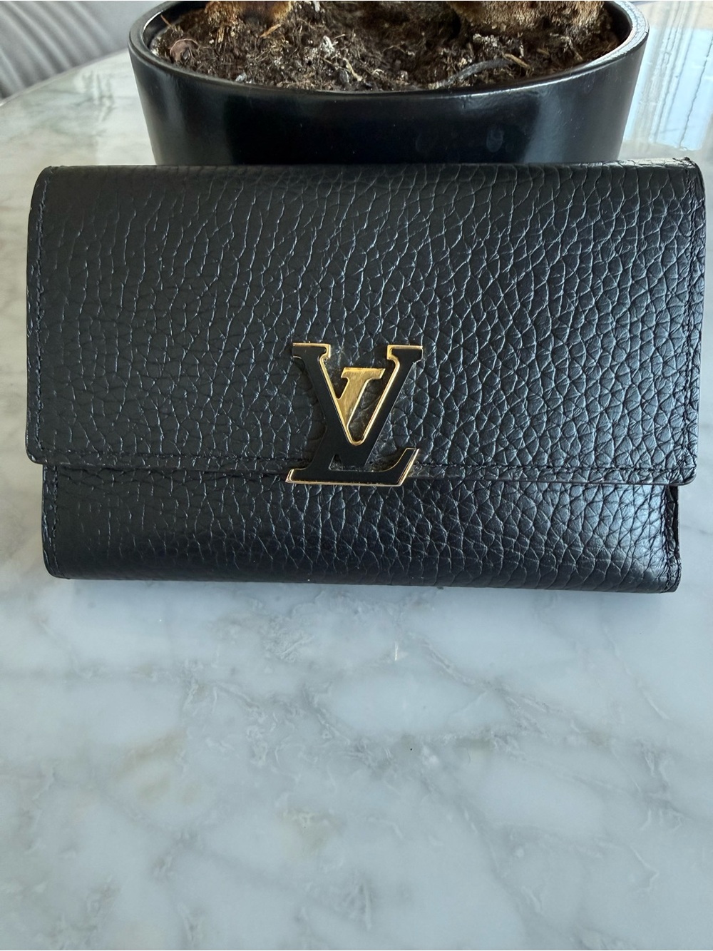 Louis Vuitton  Capucines Compact Wallet